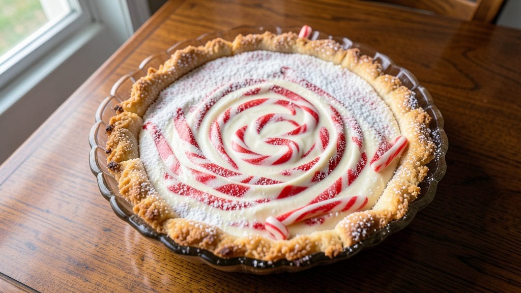 Bakers Square Candy Cane Pie Recipe: Peppermint-White Chocolate Swirl Magic