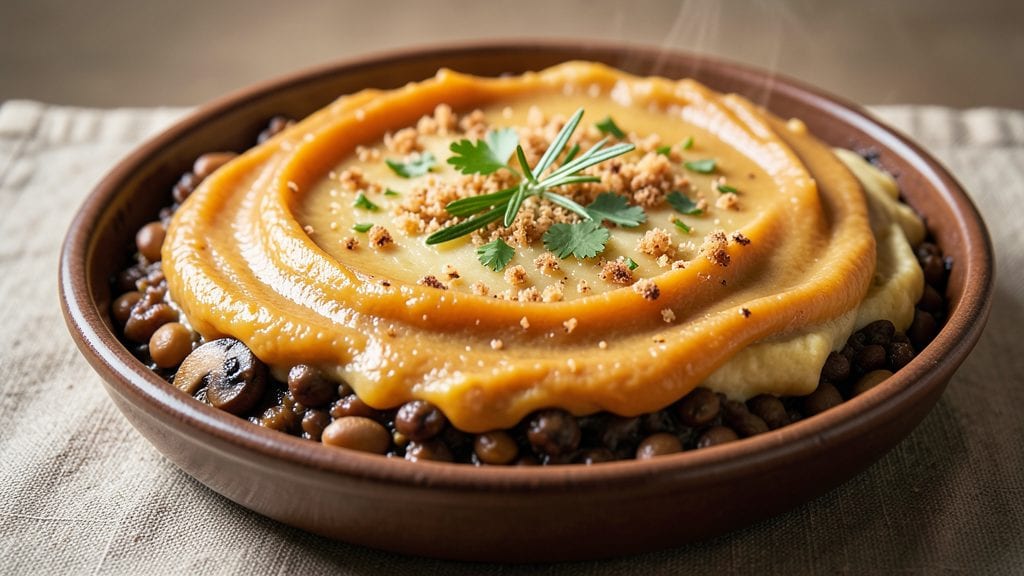 Butternut Squash Shepherd’s Pie Recipe: Velvety Mash Crown Over Savory Root Filling