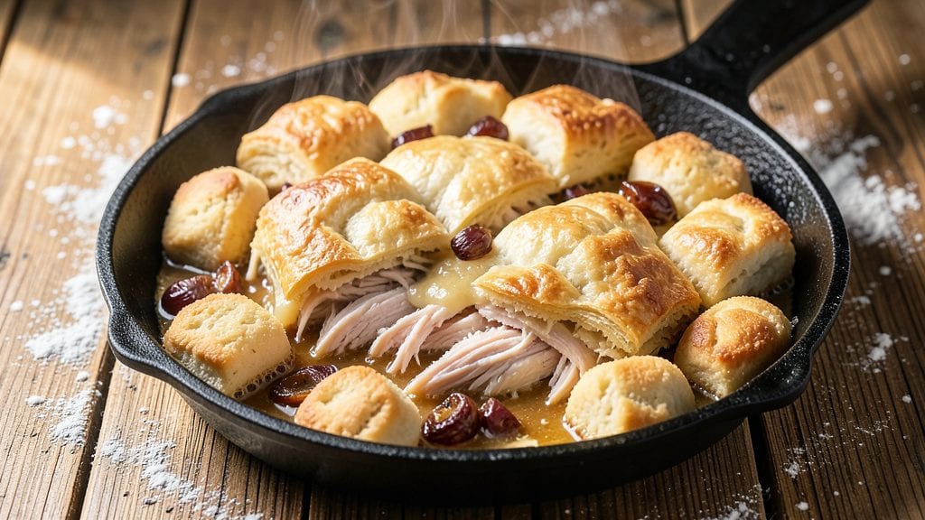 Canned Biscuit Pot Pie Recipe: Crispy Top, Creamy Filling in One Dish