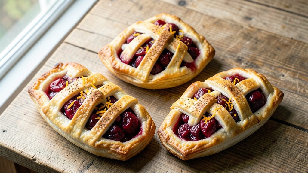 Cranberry Hand Pies Recipe: Flaky Lattice Lids and Bursting Fruit Filling