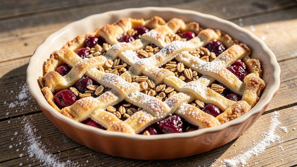 Duncan Hines Canned Cherry Pie Recipe: Oat Crown Crunch Over Bursting Fruit