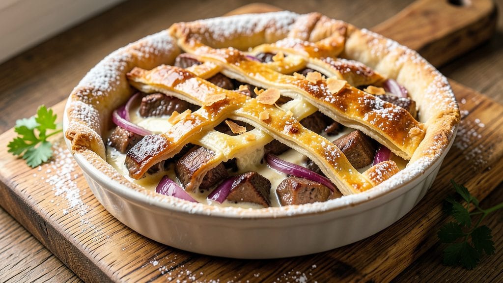 Liver Pie Recipe: Savory Meat and Flaky Pastry Harmony