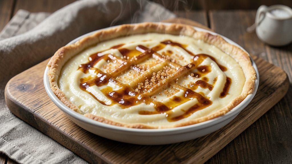 No-Crust Custard Pie Recipe: Silky Vanilla Center With No-Bake Ease