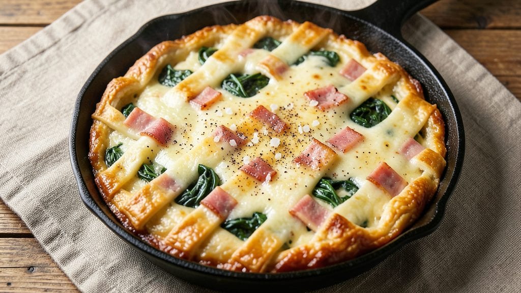 Pillsbury Pie Crust Quiche Recipe: Flaky Lattice Topping Over Creamy Egg Filling