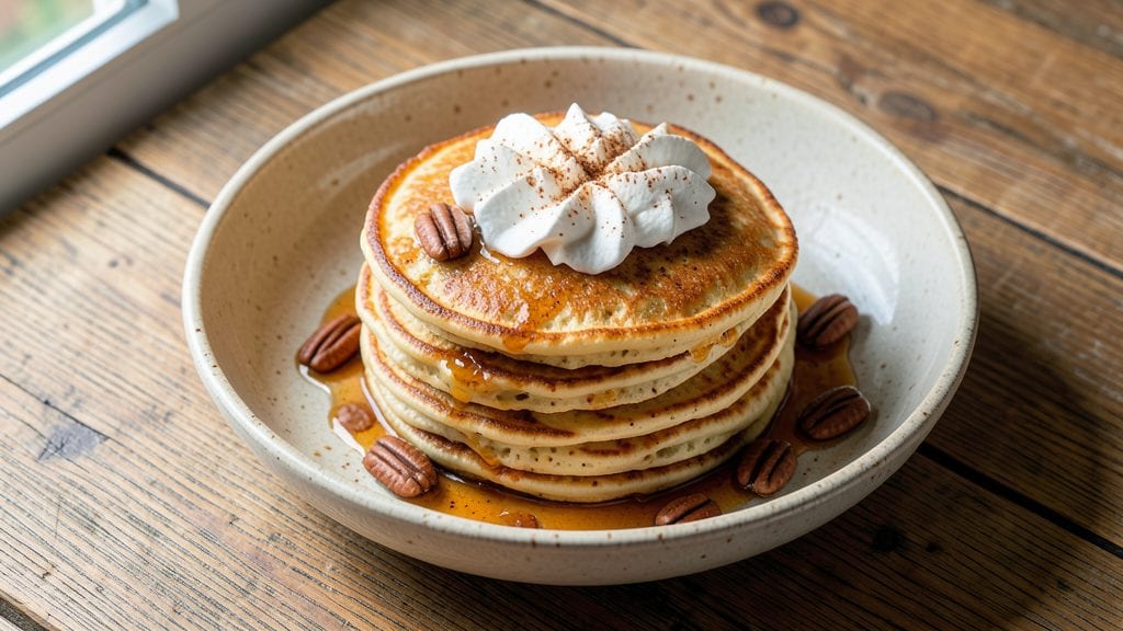 Pumpkin Pie Pancakes Recipe: Spiced Autumn Flavor in Every Fluffy Stack