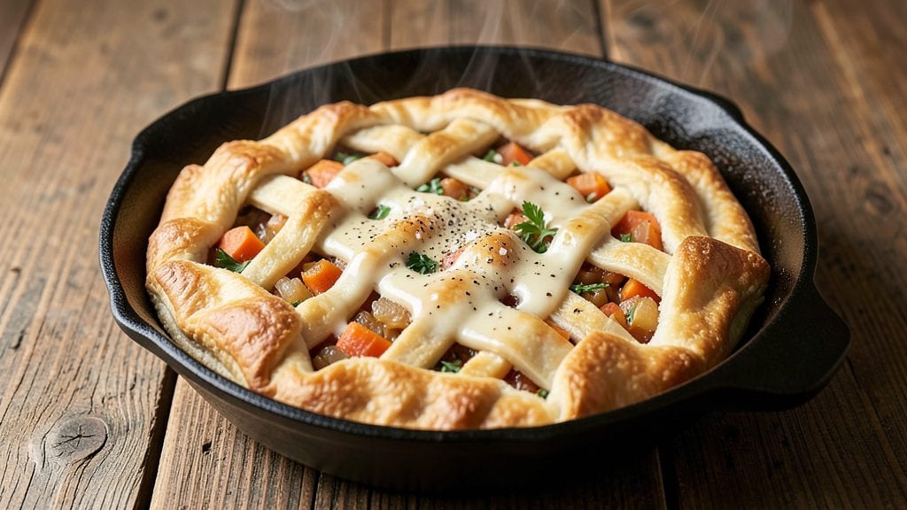 Vegetable Pot Pie Recipe: One-Pan Golden Crust Magic